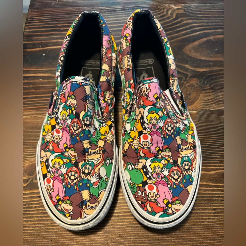 Super Mario Bros. Vans Shoes